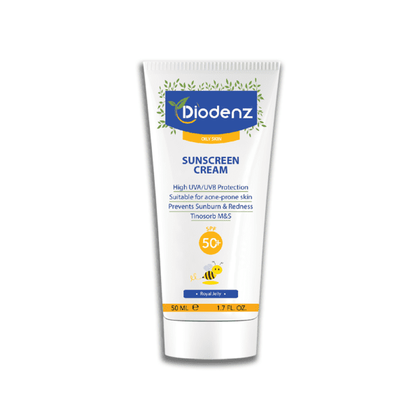 کرم ضد آفتاب بی رنگ مناسب پوست چرب با SPF50 دیودنز